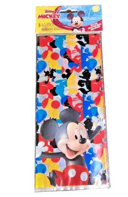 Сумки для вечеринок с Микки Маусом Disney Junior 16 штук 4x2x9,5 дюйма - Изображение 1 из 4