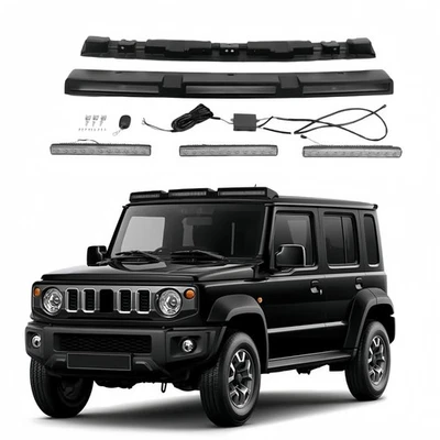 Roof  Spoiler Top Light LED DRL Driving Lamp Bar Fits For Suzuki Jimny 2019-2025 - Imagem 1 de 4