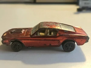 Vintage 1968 Hot Wheels Redline Custom Mustang rot USA Rarität - Bild 1 von 10