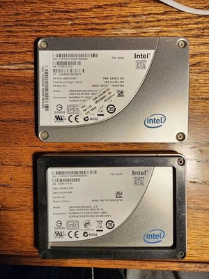 Intel 160GB 2.5" 3Gb/s SATA SSD, SSDSA2M160G2GC & SSDSA2M160G2HP - Image 1 of 2
