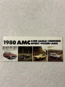 Original 1980 AMC  LINEUP NEW CAR SALES BROCHURE American Motors Ad Catalog - Picture 1 of 12