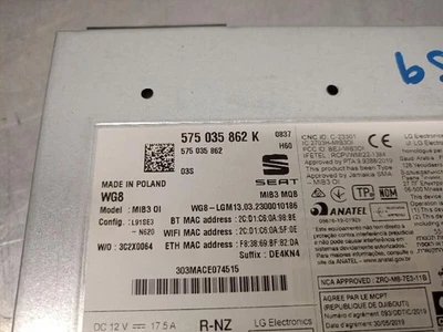 575035862K navigationsgerät für SEAT ATECA (KH7 KHP) 2.0 TDI 2016 5559151 - Bild 1 von 4