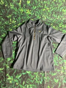 Nike Livestrong Half Zip Pullover Sweater Mens LRG Grey Dri-Fit Performance Gray - Picture 1 of 18
