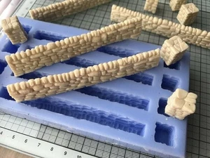 DT21 Country Walling - Model Railway Scenery Mould - Picture 1 of 4