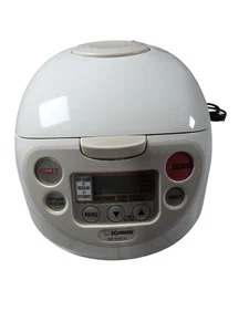 Zojirushi Neuro Fuzzy 5,5 Tassen Reiskocher & Wärmer NS-WAC10 Weiß - Bild 1 von 6