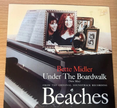Bette Midler - Under The Boardwalk (New Mix) - Vinyl Record 7" Beaches OST VG+ - Image 1 of 4