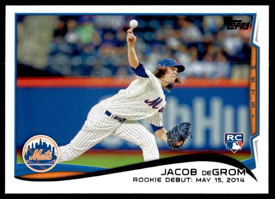 2014 Topps Chrome Update Jacob deGrom New York Mets #MB-19 R111 - Image 1 of 2