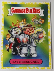 Garbage Pail Kids 2019 ¡Revenge of Oh The Horror-ible! Amarillo 9b Say Cheese Carl - Imagen 1 de 3