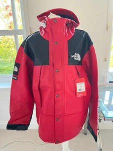 Supreme x The North Face Leather Mountain Parka Red XLarge - Picture 1 of 4