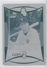 2008 Bowman Draft Prospects Printing Plate Cyan 1/1 Kevin Dubler #BDPP5 2v3