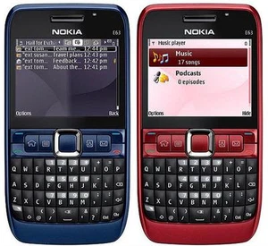 Nokia E63 Unlocked Original Symbian OS 2.4" WIFI Bluetooth 2MP WCDMA 3G Keyboard - Picture 1 of 15