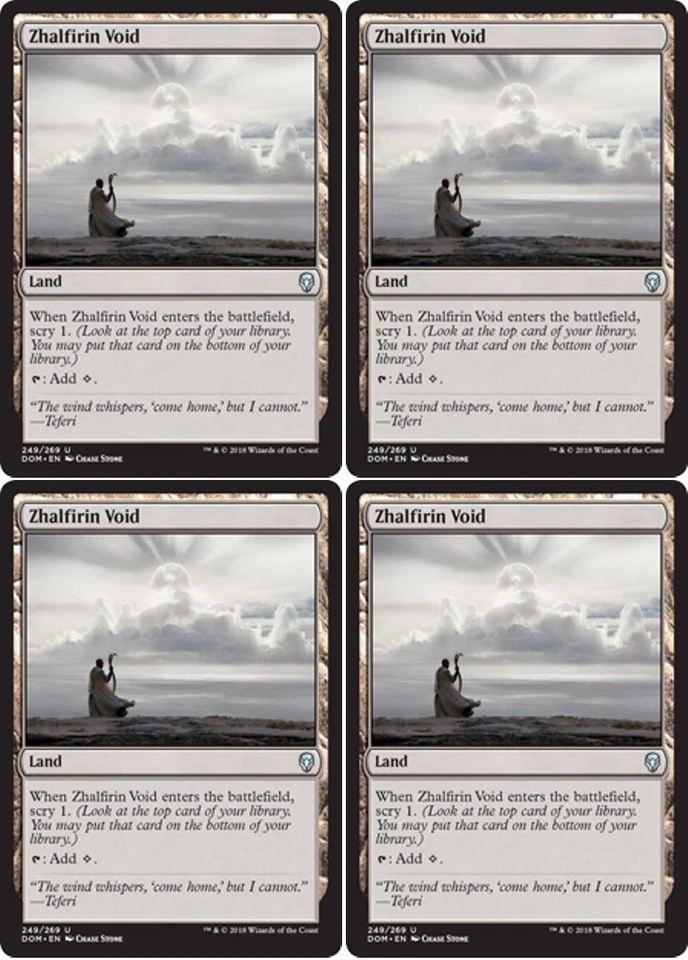 MTG - 4x ZHALFIRIN VOID - Dominaria (U) - Image 1 of 1