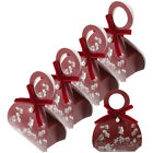 5 Hochzeits-Süßigkeitsboxen mit Schleife, Papier, für Geschenke & Deko