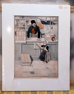 1907 Cream Of Wheat Advert Poster 19x15 Matted "Least We Forget" By Cory Kilvert - Picture 1 of 7