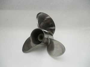 013024 12 1/2 X 13P SS Propeller for JOHNSON/EVINRUDE/Nissan 40-75 HP Outboards - Picture 1 of 1
