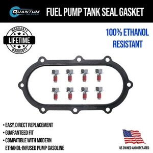 SRAD GSXR-750 TANK SEAL / GASKET Fuel Pump + Bolts NEW 1996-1997 #44590-02820 - Picture 1 of 4