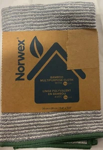 NORWEX ~ EnviroCloth, Mushroom w/Sea Mist Trim, Microfiber Cloth, 35cmX35cm - Picture 1 of 2