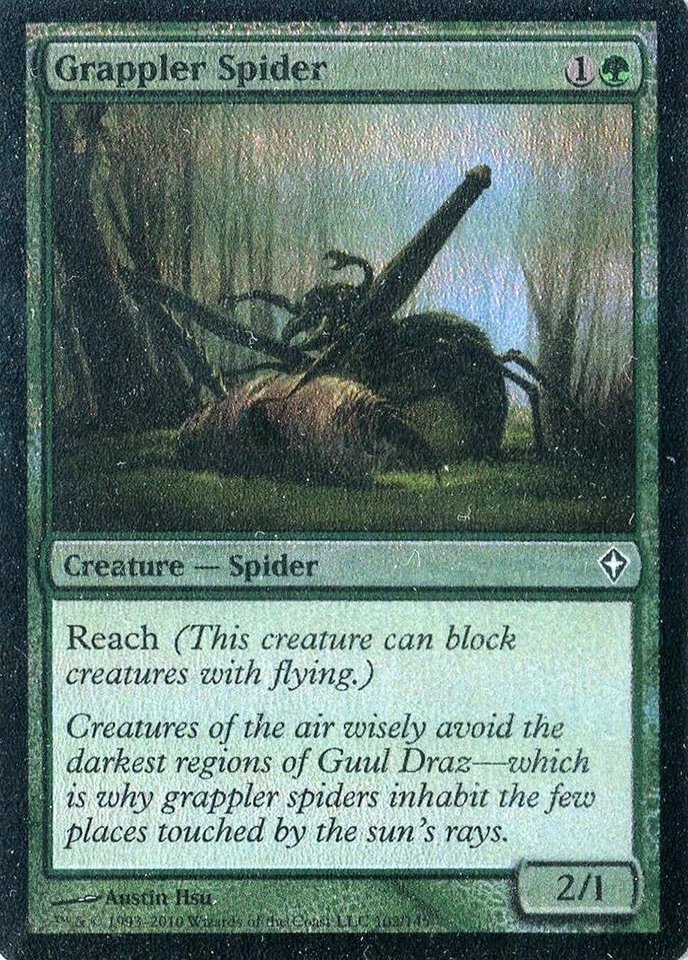 MTG - Worldwake - Grappler Spider - 2X - Foil - NM - Image 1 of 1