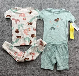 Carter's Just One You Toddler Girl's Size 2T Long Sleeve Snug Fit Pajama Set 4pc - Picture 1 of 7