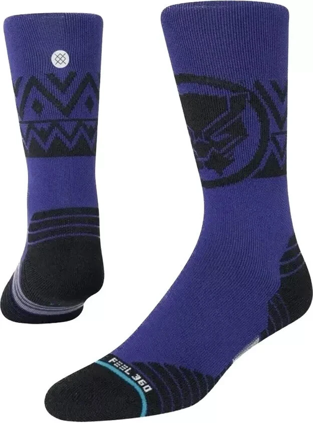 NWT Stance Nightcrawler run light Gully Icon Sport Crew The King Marvel Socks M - Image 1 of 1