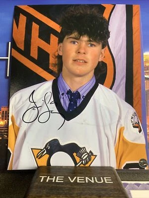 Foto firmada autografiada de Jaromir Jagr (Pittsburgh Penguins) 8x10 - AUTO con certificado de autenticidad Foto 1 de 2