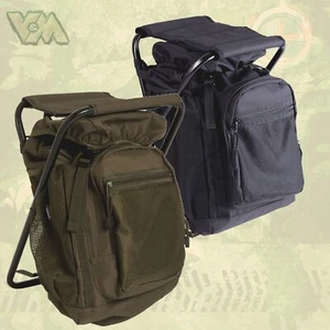 ANSITZRUCKSACK m HOCKER RUCKSACK 20L KLAPPHOCKER OUTDOOR ANGELN OLIV SCHWARZ - Foto 1 di 4