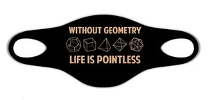 Ohne Geometrie ist das Leben nutzlos Fiktion Humor Atmen Schutzmasken - Bild 1 von 1