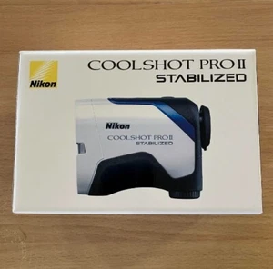 Telémetro láser estabilizado para golf Nikon Coolshot Pro II blanco NUEVO envío rápido - Imagen 1 de 5
