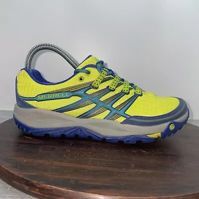 Merrell Zapatos de Senderismo Mujeres Talla 7 All Out Rush Trail Tenis Alta Visibilidad/Azul Foto 1 de 4