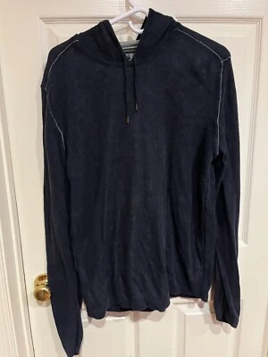 John Varvatos Piers Malla Cuello Redondo CAPUCHA Suéter Para Hombre CAMISETA GRANDE ADJUNTA Foto 1 de 4
