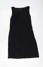 F&F Womens Black Cotton A-Line Size 8 Round Neck