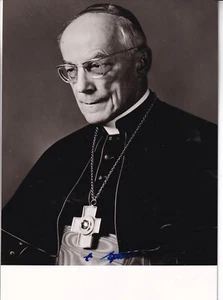 Josef Kardinal Frings - Karte von 1969 - Rüdel-Verlag - original signiert - Bild 1 von 2