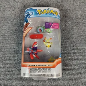 Pokemon XY Mega Scizor Jirachi Meowth Kirlia 4 Figure Set Tomy New Set Gift Pack - Picture 1 of 18