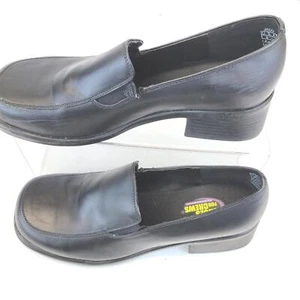 Shoes For Crews 3600 Work Shoes Heeled Loafers Black Slip Resist Womens 8.5 - Picture 1 of 6
