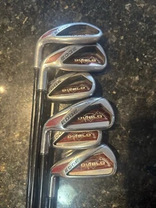 Callaway Golf Diablo Edge Iron Set 5-9+SW Graphite Flex R (-1” ) Except 6 Iron - Picture 1 of 8