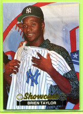 BRIEN TAYLOR ~ 1991 Showcase Price Guide Baseball Card (No #) (#/10,000) SP     