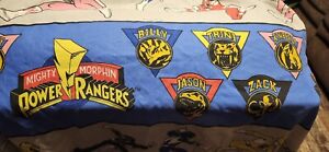 Vintage 1994 Saban Power Rangers Mighty Morphin Fitted Sheet ONLY