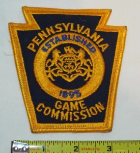 VINTAGE PENNSYLVANIA GAME COMMISSION UNIFORM PATCH Hunting Trapping Fishing 70's - Picture 1 of 2