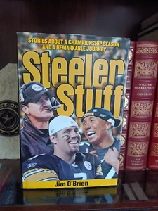 Steeler Stuff_Jim O'Brien_HCDJ_1st Edition / First Printing_SIGNED_2006_VeryGood - Picture 1 of 13