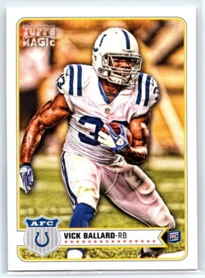 2012 Topps Magic #152 Vick Ballard Indianapolis Colts Rookie RC - Image 1 of 2