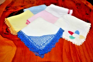 Vintage Ladies Lot of 19 Handkerchief Hankies Lot1 - Picture 1 of 10