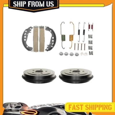 Kit de herrajes de tambores de freno y zapatas de freno trasero para Toyota Celica 2002-2005 Foto 1 de 4