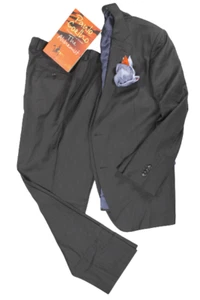 Suitsupply Napoli Zignone Mens Suit 48/42 Surgeon Jacket Pants Gray Super 110 - Picture 1 of 14