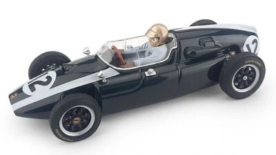 MODELLINO AUTO F1 STATICO BRUMM COOPER BRABHAM 1959 SILVERSTONE GP FIGURE 1/43 - Immagine 1 di 4