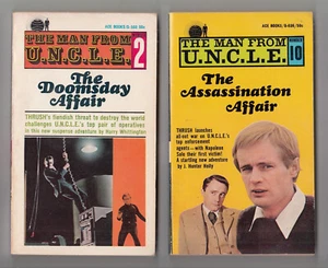 Man from U.N.C.L.E. "The Doomsday Affair" #2 & "The Assassination Affair" #10 - Picture 1 of 5