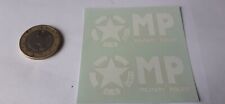 DECALCOMANIE DECALS pour wwii militaire usa mp etoile 25mm