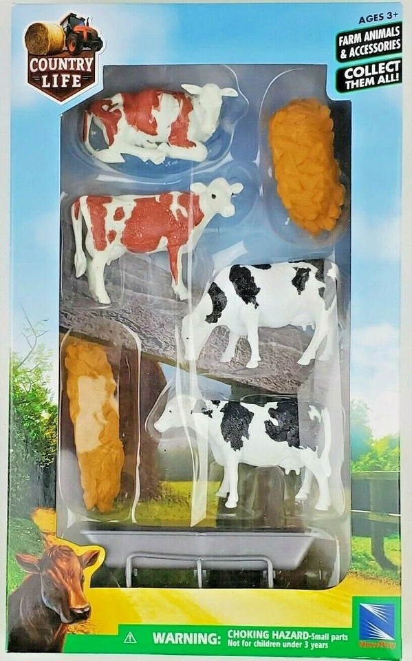 New Ray 1/43 Country Life Cow Cattle Dairy Farm accessory set - Image 1 of 1