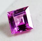 Natural 4.50 Ct Pink Poudretteite Princess Cut Certified Loose Gemstone
