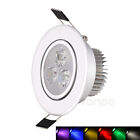 LED Ceiling Down light Spotlight Dimmable Recessed Lamp Bulbs with Driver 3W