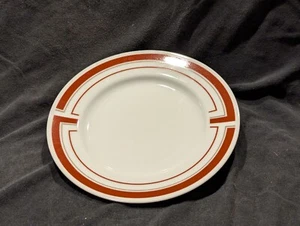 Toskana "Tabouret" Fine China, Ersatz Salatteller, rost & weiß - GEBRAUCHT - Bild 1 von 12
